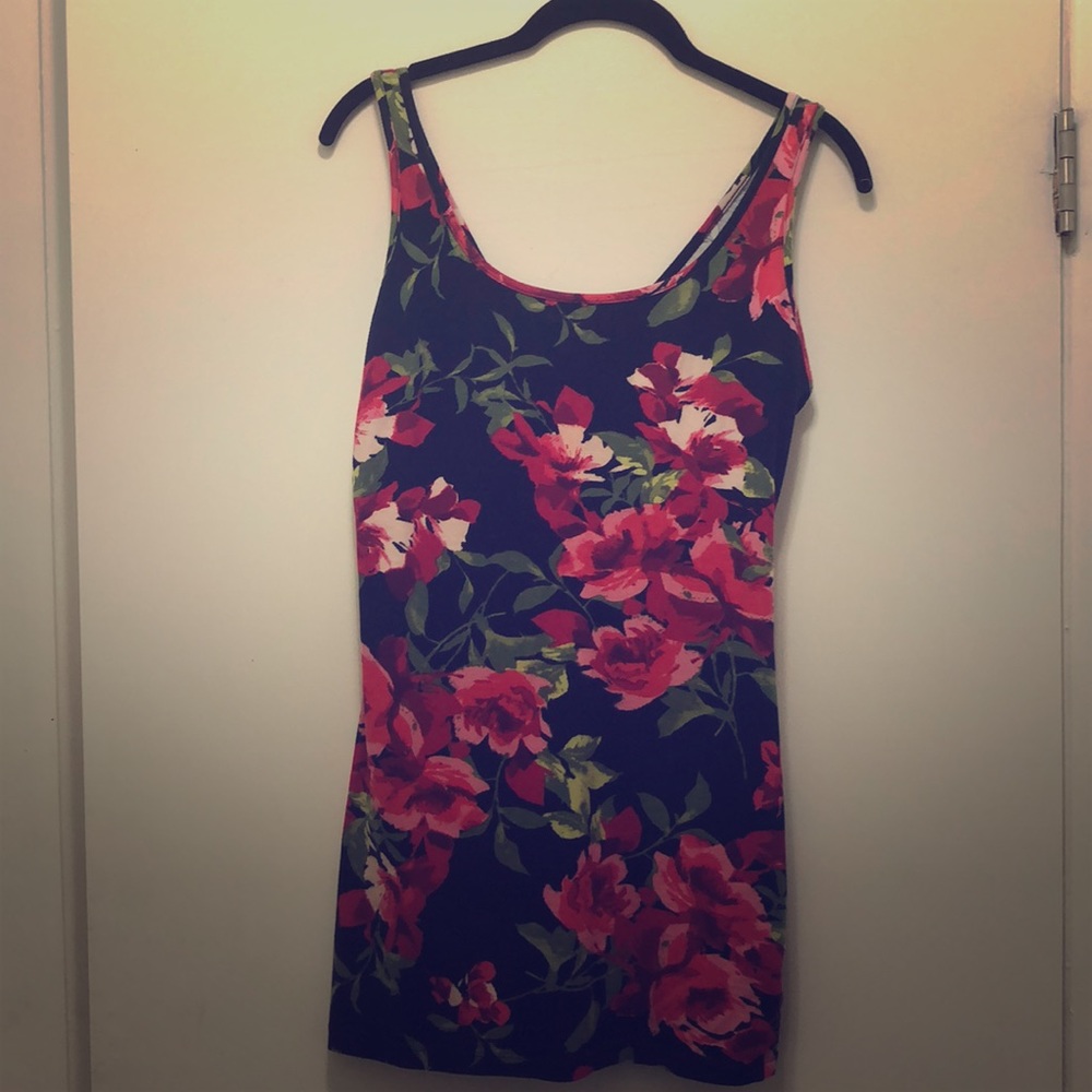 XXI pretty floral mini dress / top